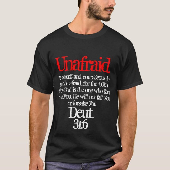 Camiseta Unafraid (Frente)