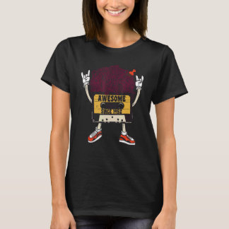 Camiseta Unapologetically black awesome since 1952 african 