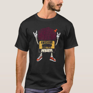 Camiseta Unapologetically black awesome since 1973 african 