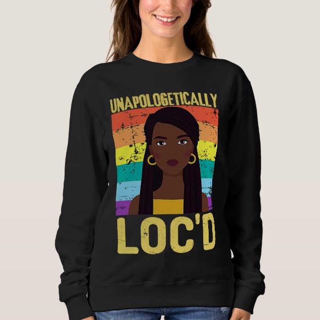 Camiseta Unapologetically LOC'D Black History Month Melanin (Frente)