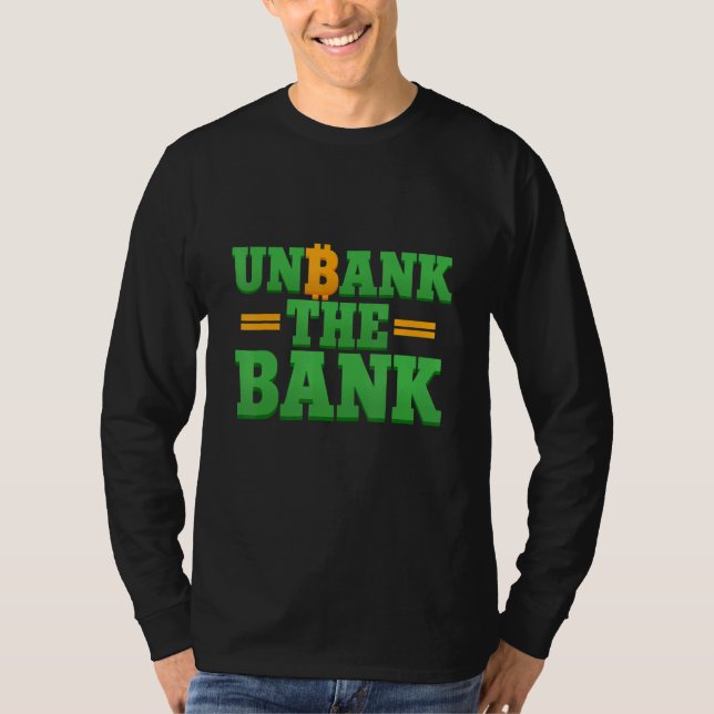 Camiseta Unbank The Bank Bitmoney Crypto Stock Trading (Frente)