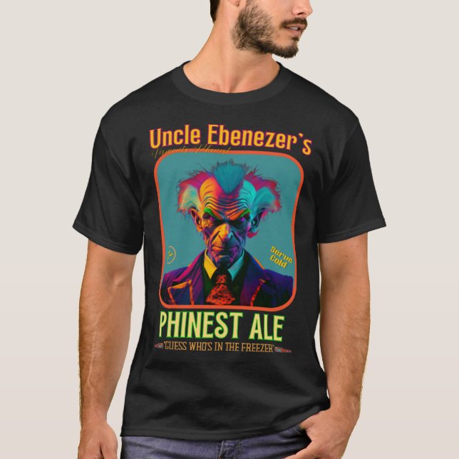 Camiseta Uncle Ebenezer's Vermont Phinest Guess Whos In The (Frente)