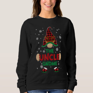 Camiseta Uncle Gnome Buffalo Plaid Matching Family Christma