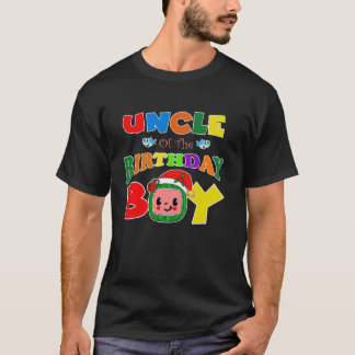Camiseta Uncle Of The Birthday Boy Funny Melon Family Match