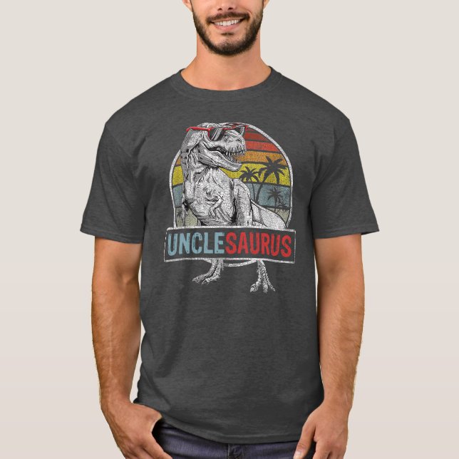 Camiseta Unclesaurus Funny T Rex Dinosaur Uncle saurus (Frente)