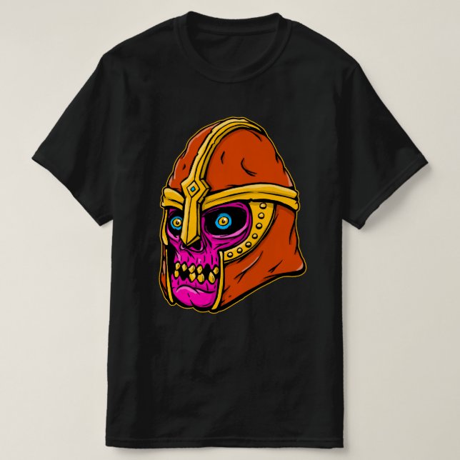 Camiseta Undead Helmet Soldier (Frente do Design)