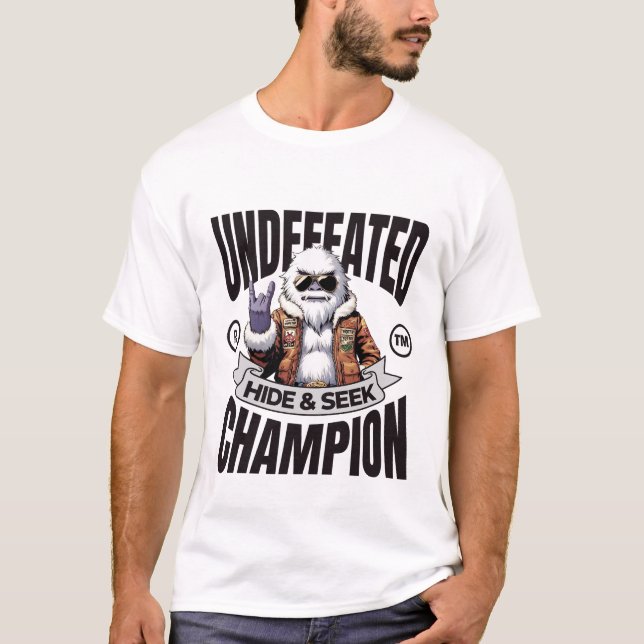 Camiseta Undefeated hide and seek champion (Frente)