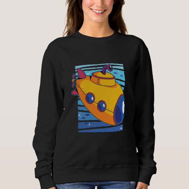 Camiseta Underwater submarine sea (Frente)