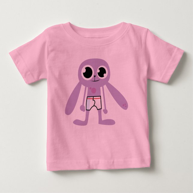 Camiseta undie bunnie pj (Frente)