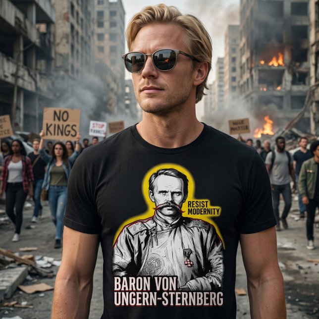 Camiseta Ungern Sternberg Resiste à Modernidade (Criador carregado)