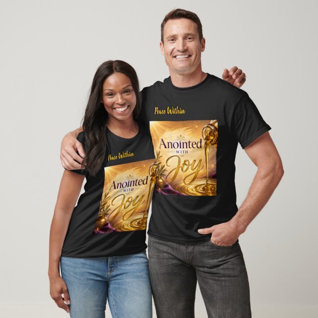 Camiseta Ungido Com Alegria (Unissex)