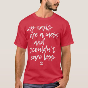 Camiseta Unha de jardinagem e com planta