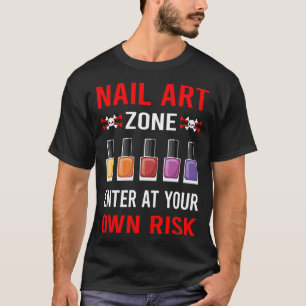 Camiseta Unhas de Arte de Unhas Técnico Manicure Manicurist