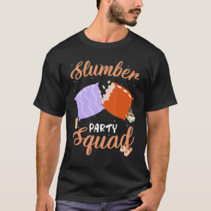 Camiseta Unhas de Festa Sleepover do Esquadrão de Deslizaçã