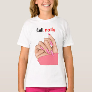 Camiseta unhas de outono