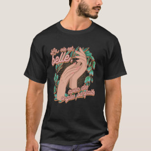 Camiseta Unhas Francesas Sotaque Francês Cosmetologista Esm