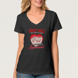 Camiseta Unhas Incríveis Não Acontecem Por Acaso Profission