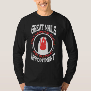 Camiseta Unhas Incríveis Não Acontecem Por Acaso Técnica de
