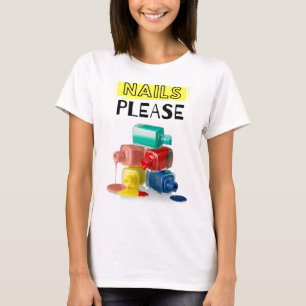 CAMISETA UNHAS POR FAVOR