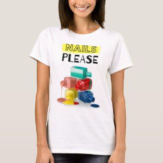 CAMISETA UNHAS POR FAVOR