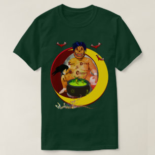 Camiseta Uni-Sexo Verde do Homem de Abóbora
