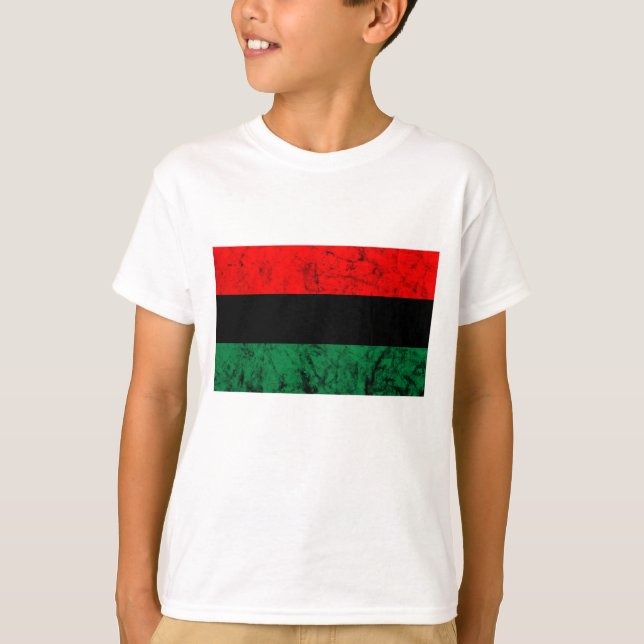 Camiseta UNIA Sinalizador Pan African Freedom Roots Black L (Frente)