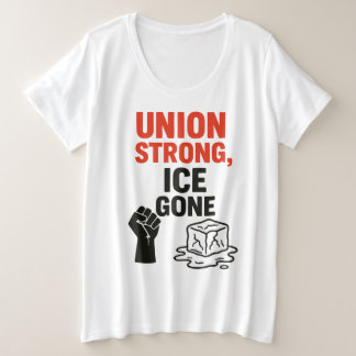 Camiseta União Forte, GELO... Protestos contra a imigração,
