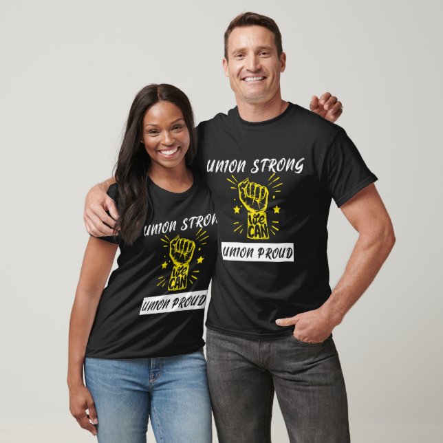 Camiseta União Forte Orgulhosa - Sindicatos Profissionais (Unissex)