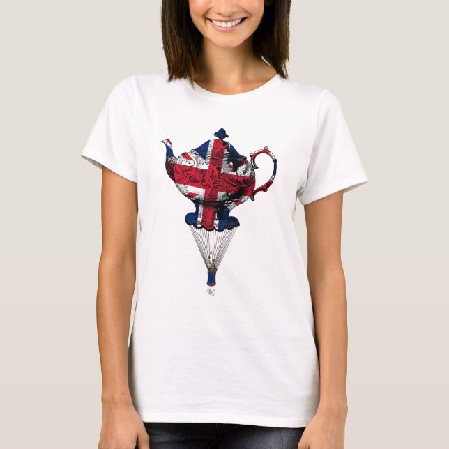Camiseta União Jack Flying Teapot (Frente)