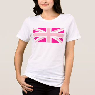 Camiseta União Jack Rosa Profundo