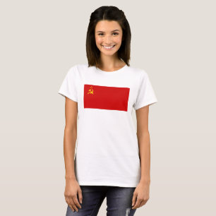 Camiseta União Soviética da URSS Bandeira Doença Comunista