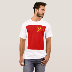 Camiseta União Soviética da URSS Bandeira Doença Comunista 