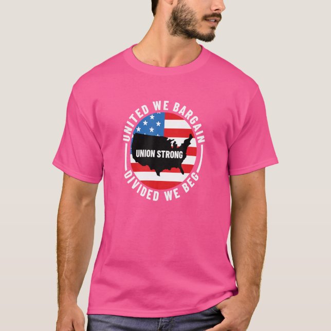 Camiseta União Trabalhadora Unida Nós Negociamos Dividimos  (Frente)