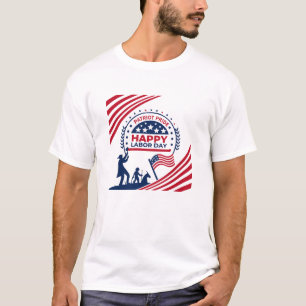 Camiseta Única do Dia do Trabalho Feliz