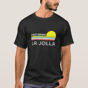 Camiseta Única La Jolla California Retro Sunset Graphic No