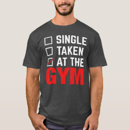Camiseta Única tirada na academia