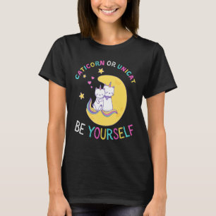 Camiseta Unicat Caticorn Medágico Cat Men Women Bo