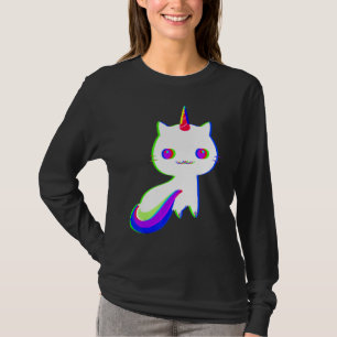 Camiseta Unicat Caticorn Medágico Cat Men Women Bo