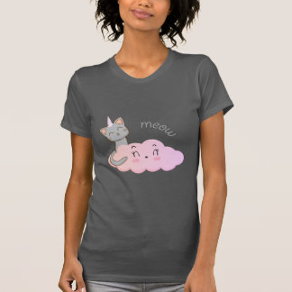 camiseta unicat cloud meow