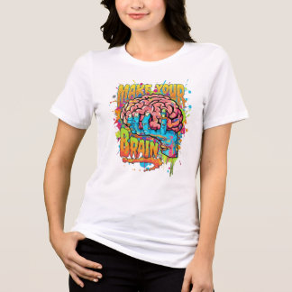 Camiseta Único Cérebro Artístico