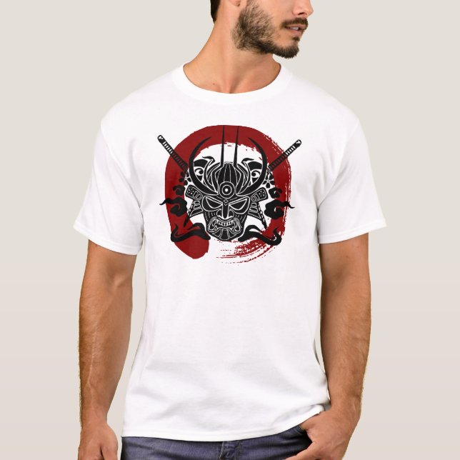 Camiseta Único círculo do sangue de Enso do samurai (Frente)