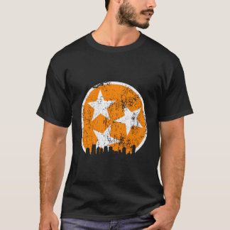 Camiseta Único Orange White Tennessee State Flag Nashville