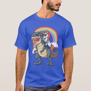 Camiseta Unicorn Andando T Rex Dinossaur Meninas Raparigas 