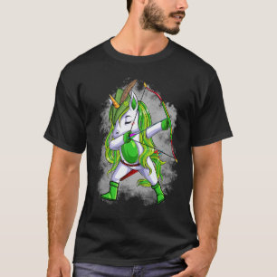 Camiseta Unicorn Archer Rua Patrick Dabbing Unicorn Archery