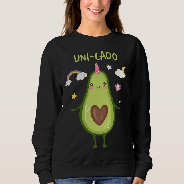 Camiseta Unicorn Avocado Guacamole Bravo Saudável Gordura V (Frente)