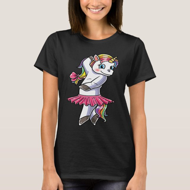 Camiseta Unicorn Ballet Dance Ballerina Dancing Danseuse  1 (Frente)