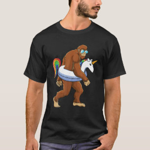 Camiseta Unicorn Bigfoot Sasquatch Party Boys Girls Fu