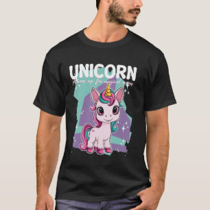 Camiseta Unicorn Coloca-Se Para Movimentos Mágicos Unicórni