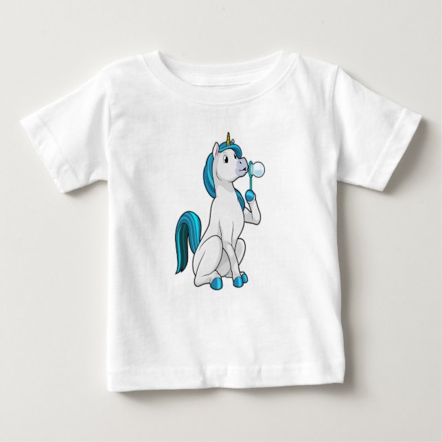 Camiseta Unicorn com bolhas Soap (Frente)