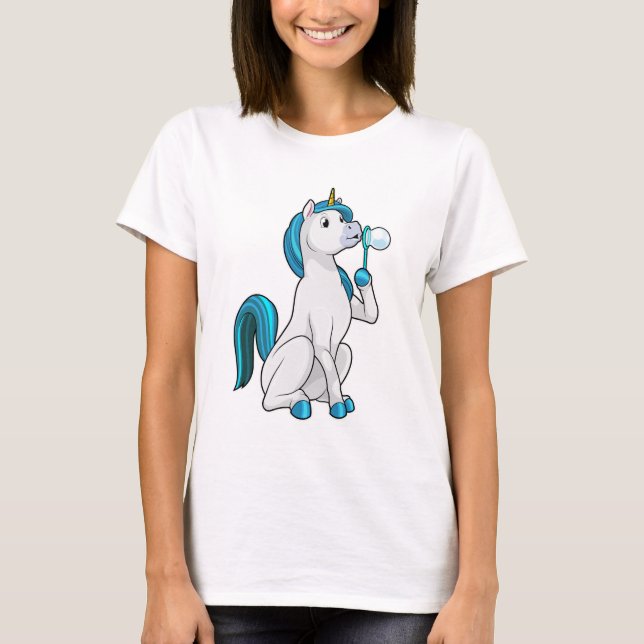Camiseta Unicorn com bolhas Soap (Frente)